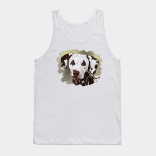 Dalmatian Painting Tank Top